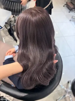 ロング カラー 韓国レイヤー×モテ髪 /MITSUKI🤍のヘアスタイル