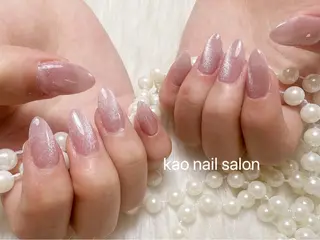 ネイル kao nail マグネット/長さだしのネイルデザイン