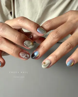 ネイル freex nail /ニュアンス/個性派のネイルデザイン