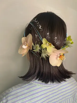 ヘアアレンジ 小島 勤夢のヘアスタイル