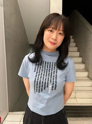 セミロング カラー yukari/ 立川美容室のヘアスタイル