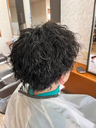 パーマ メンズ 髪質改善/ストレート /艶髪/熊谷はつなのヘアスタイル