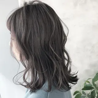 ミディアム カラー クドウレイ fifth神南のヘアスタイル