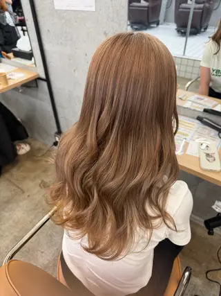 カラー 透明感カラー×艶髪 🍒Mihoのヘアスタイル