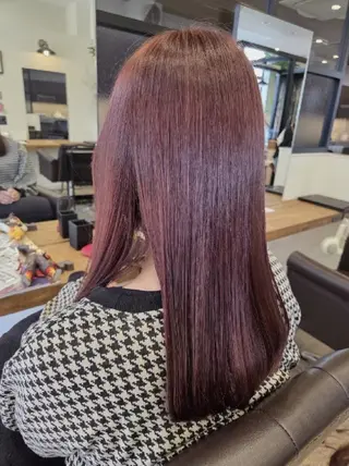 ロング カラー 関口 友菜のヘアスタイル