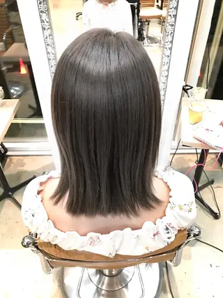 ミディアム カラー 髪質改善🌟 TAKERUのヘアスタイル