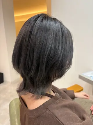 ショート カラー パーマ/ショートボブ Aoyagiのヘアスタイル