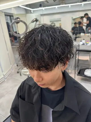 パーマ メンズ 大宮メンズ特化/パー マ職人/小川藍人のヘアスタイル