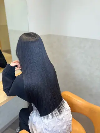 ロング カラー ヘアアレンジ 韓国ヘア指名率 No. 1小堀京介のヘアスタイル