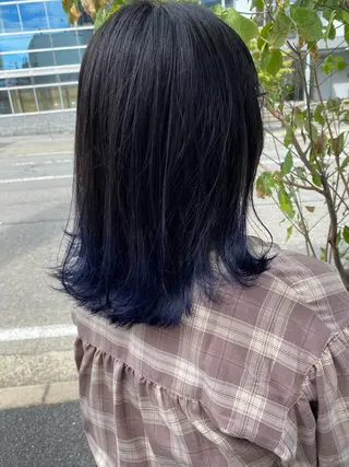 セミロング ハイトーン/メンズ 水野翔太のヘアスタイル