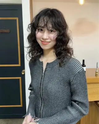 ミディアム NAGISA髪質改善 &透明感カラー🪞のヘアスタイル