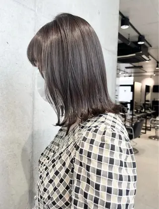 ロング カラー パーマ ヘアアレンジ 透明感カラー✂︎ /縮毛矯正/YUKAのヘアスタイル