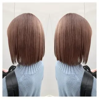 ミディアム カラー 村山 茉衣のヘアスタイル