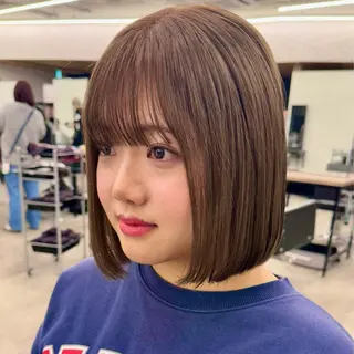 ショート カラー ヘアアレンジ 暖色/ショート/ボブ /hana🌸のヘアスタイル