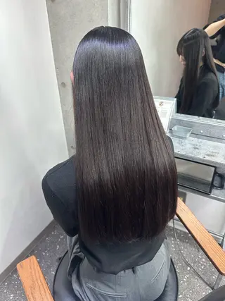 ロング カラー パーマ 髪質改善⭐️縮毛矯正 中野⭐️Rinaのヘアスタイル