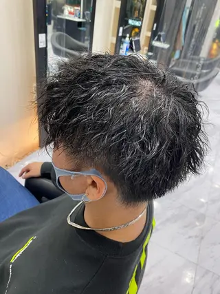 パーマ メンズ 🌴パーマオタク🌴 長谷川　諒佑🌈のヘアスタイル