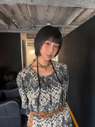 ショート ブリーチ/エクステ/ 新宿/アリルのヘアスタイル