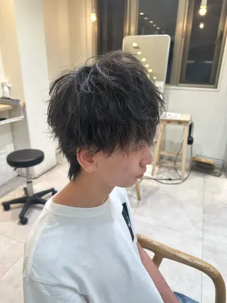 ショート パーマ メンズ 【パーマの達人】 💎メンズ特化🔥徹のヘアスタイル