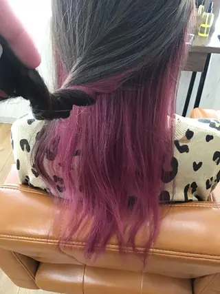 ロング ヘアカラー&縮毛矯正 STAR☆RIVERのヘアスタイル