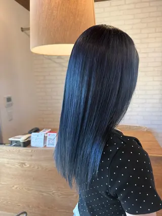 ロング 髪質改善 菊池紳吾のヘアスタイル