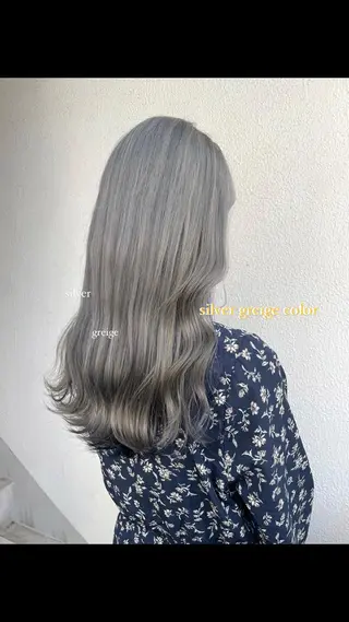 ロング カラー パーマ ヘアアレンジ メンズ キッズ ネイル マツエク・マツパ アイブロウ 透明感カラー・レイヤ ー🎀amika🎀のヘアスタイル