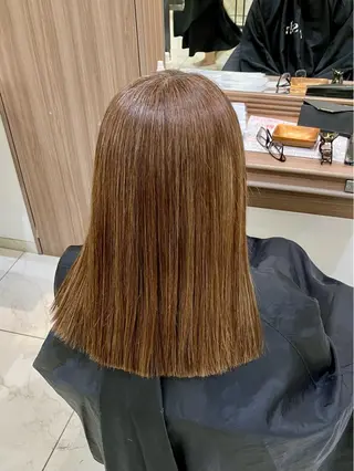 ロング カラー ☂️Ash 新杉田☂️山本のヘアスタイル