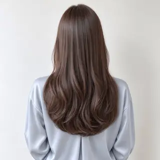 ロング カラー 銀座/モテ🤍垢抜け レイヤー/ナナコのヘアスタイル