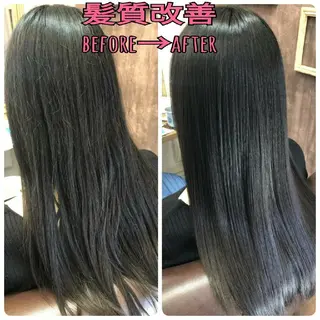 ロング メンズ縮毛矯正✂ 髪質改善✄金井雄司のヘアスタイル