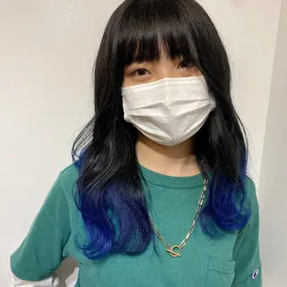 ロング カラー ヘアアレンジ MOE /Zina横浜2ndのヘアスタイル