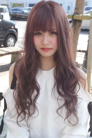 ロング カラー ヘアアレンジ BREK 袋井店のヘアスタイル