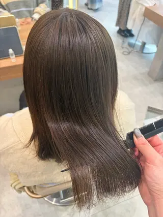 ミディアム 【透明感カラー🩶】 津田和希のヘアスタイル