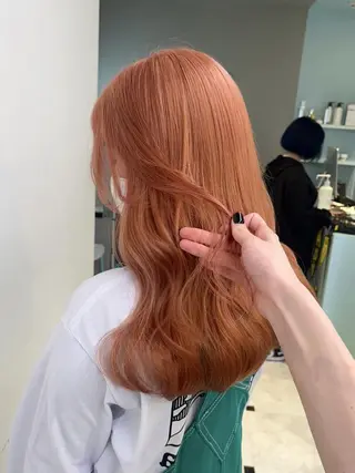 カラー ロング ハイトーン💎✨ 福岡天神のヘアスタイル