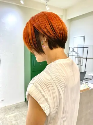 ショート Sabby氏川洸希 パーマのヘアスタイル