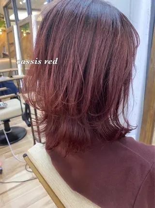 ミディアム おおつき ありかのヘアスタイル