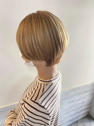 ショート カラー オーナースタイリスト 奈須雄紀のヘアスタイル