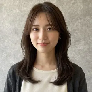 セミロング obje't cielのヘアスタイル