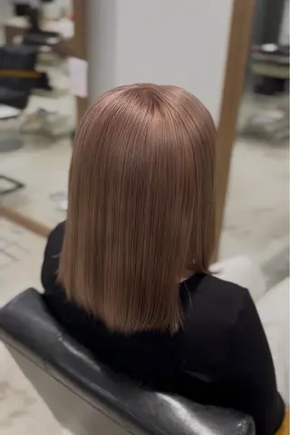 セミロング カラー 髙木 利央のヘアスタイル