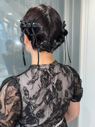 ヘアアレンジ ウルフカット/吉村 桃子のヘアスタイル