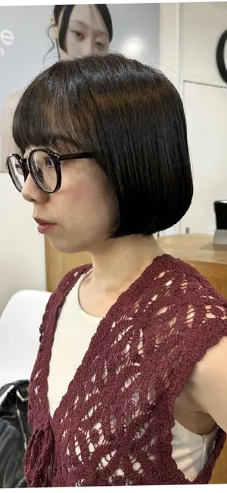 ショート ボブ人気No,1✨ TAME副店長のヘアスタイル