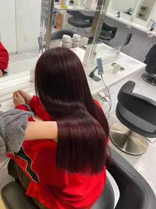 ロング カラー ヘアアレンジ 💗横浜美容室 💗HARUNAのヘアスタイル