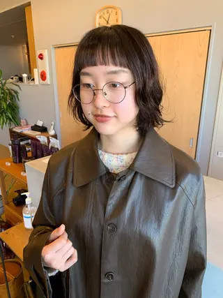 ミディアム カラー パーマ ITO YUKIのヘアスタイル