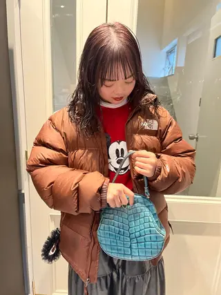 ミディアム カラー SIKI yuuna レイヤーカット🪽のヘアスタイル