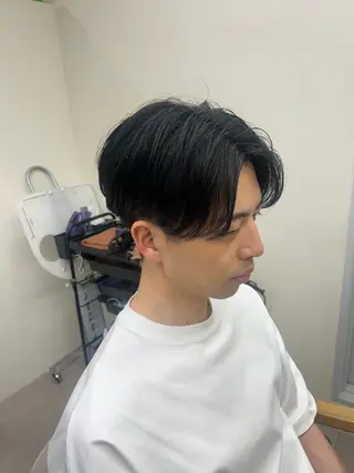 メンズ メンズ レイヤー ウルフ 弓木啓輔のヘアスタイル