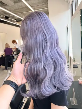 ロング カラー ブリーチカラー/ デザインカラー/栄のヘアスタイル