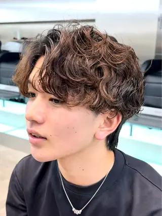 パーマ メンズ ゆきえ🤍 fifth/パーマ‪のヘアスタイル