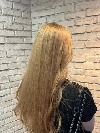 カラー ブリーチ/ メンズ/ツバキのヘアスタイル
