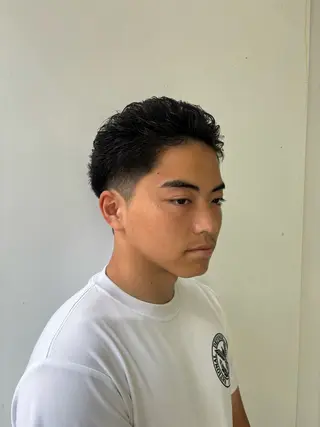 ショート メンズ men's/perm colorDaijuのヘアスタイル