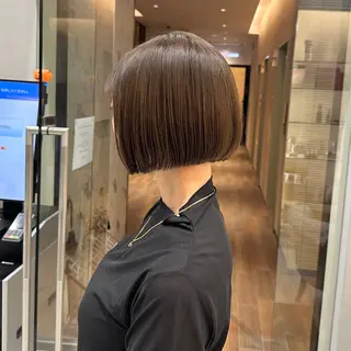 ショート カラー 💎小顔前髪&髪質 改善カラー💎片桐のヘアスタイル