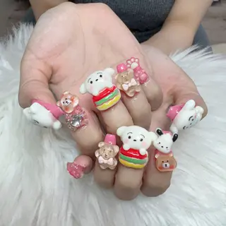 ネイル 🎀nana🫧 ワンホンネイル🎀のネイルデザイン
