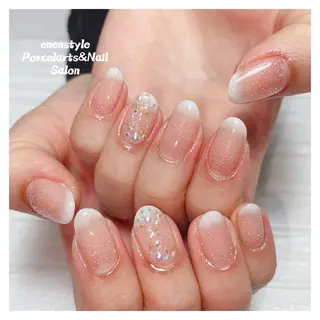 ミディアム ネイル 🐾enen style 🐾のネイルデザイン